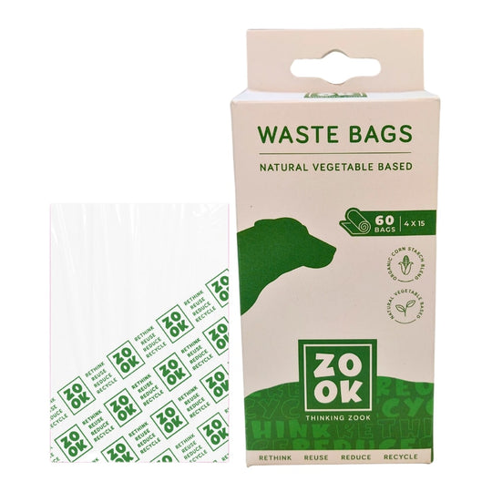 ZOOK NATURAL VEGETAL BASED POO BAGS