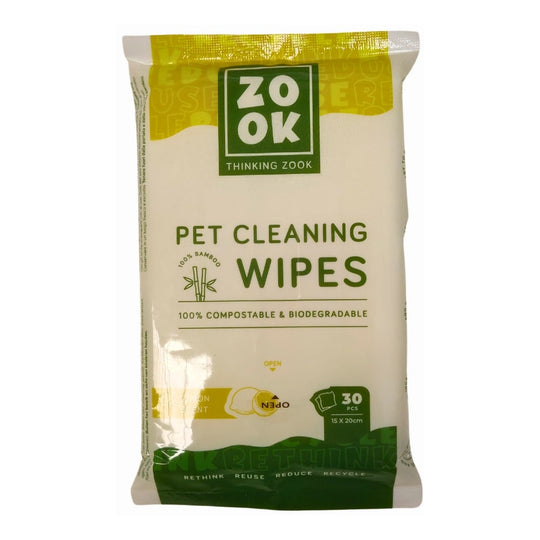 ZOOK CLEANING WIPES LEMON SCENT