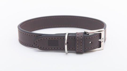 LUCCA - APPLE LEATHER DOG COLLAR